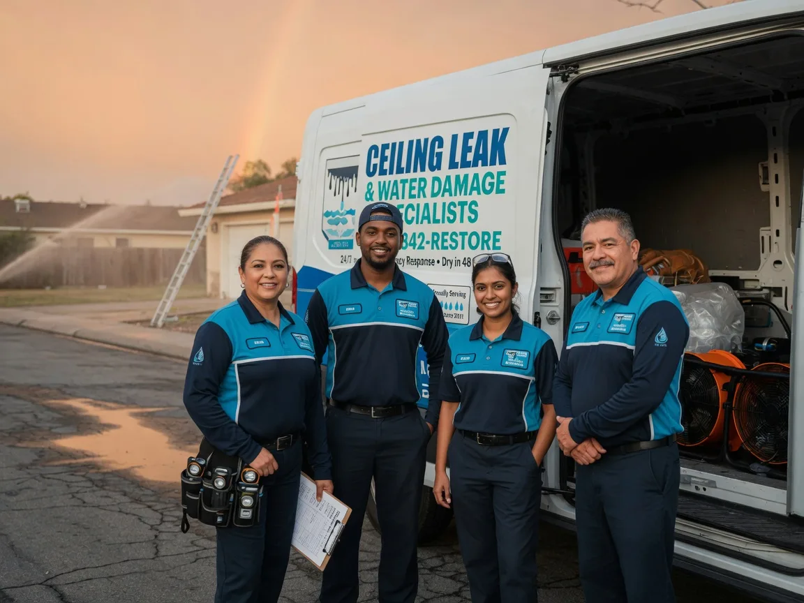 Ceiling Leak Cleanup company in Wallace, CA